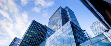 Modern office buildings, symbolizing StoneX Wealth Management's technology and integration solutions for diverse business models